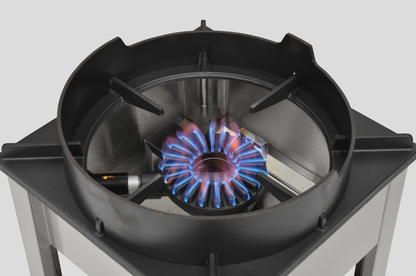 KBS Gastrotechnik Gas Hockerkocher mit 13 kW Hochleistungsbrenner