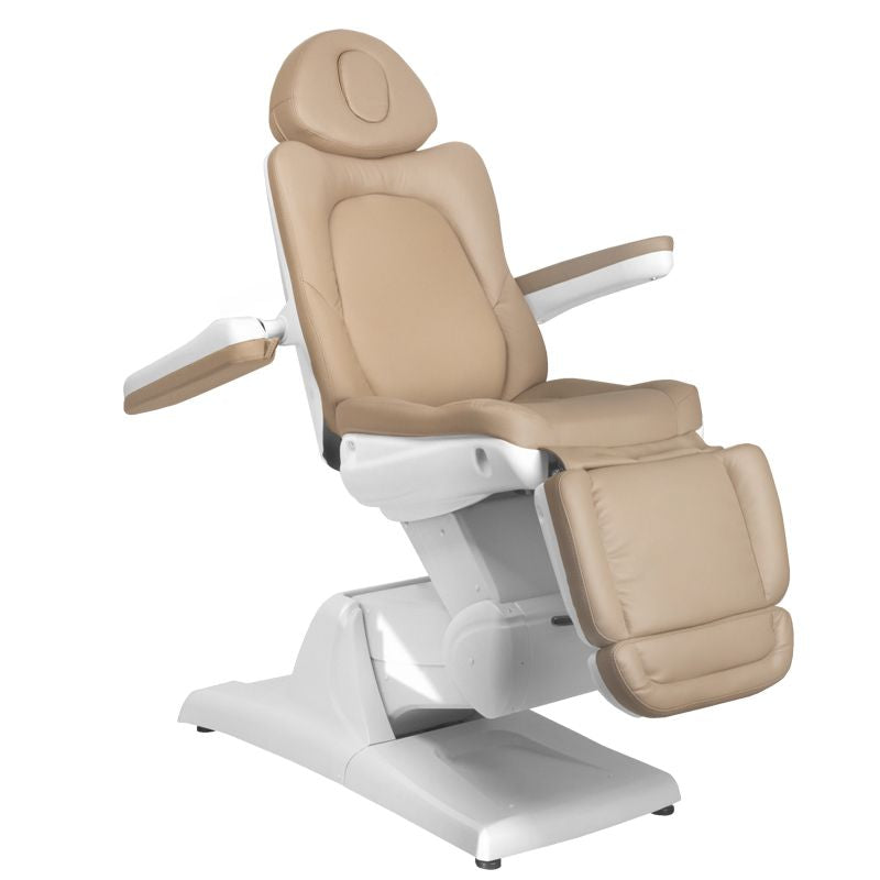 ActiveShop Elektrischer Kosmetikstuhl Azzurro 870 3 Motoren Cappuccino