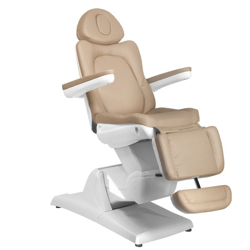ActiveShop Elektrischer Kosmetikstuhl Azzurro 870 3 Motoren Cappuccino
