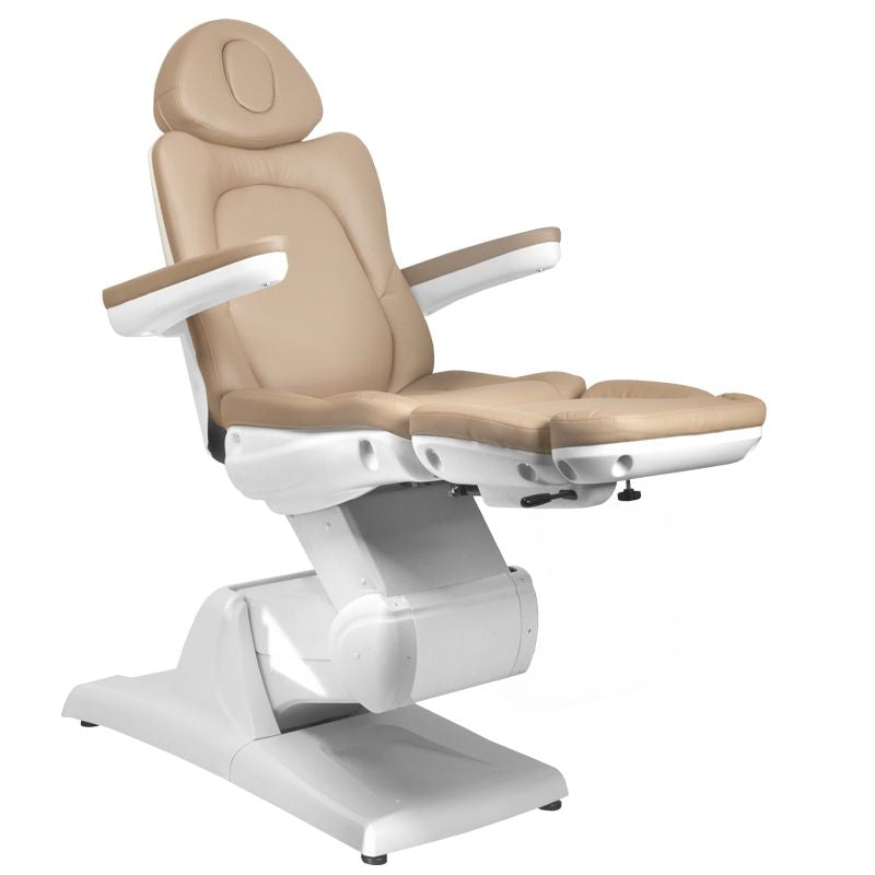 ActiveShop Elektrischer Kosmetikstuhl Azzurro 870 3 Motoren Cappuccino