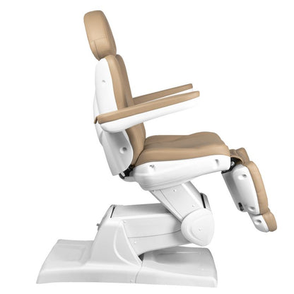 ActiveShop Elektrischer Kosmetikstuhl Azzurro 870 3 Motoren Cappuccino