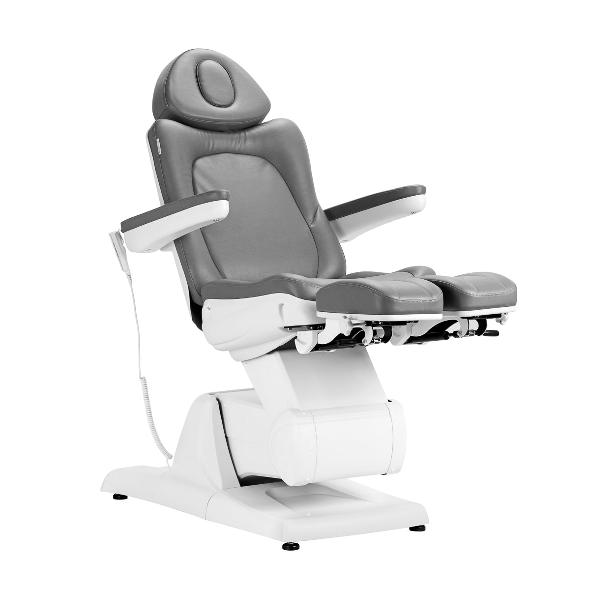 ActiveShop Elektrischer Kosmetikstuhl Azzurro 870S Pedi 3 Motoren grau