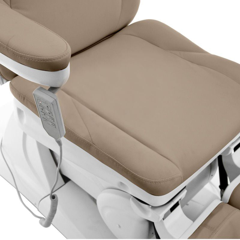 ActiveShop Elektrischer Kosmetikstuhl Azzurro 870S Pedi 3 Motoren Cappuccino