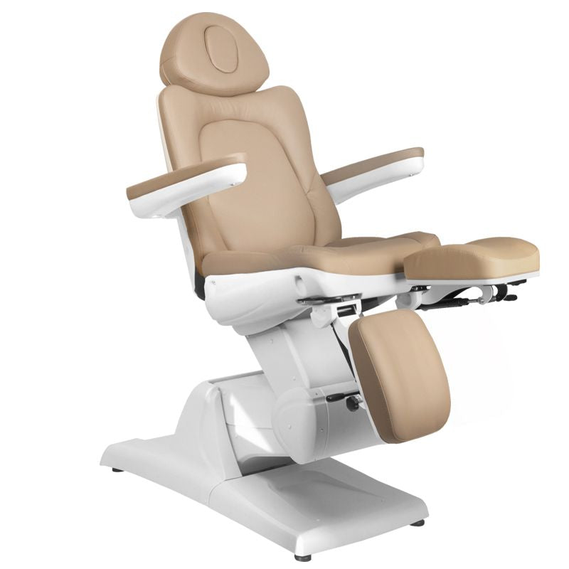 ActiveShop Elektrischer Kosmetikstuhl Azzurro 870S Pedi 3 Motoren Cappuccino