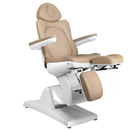 ActiveShop Elektrischer Kosmetikstuhl Azzurro 870S Pedi 3 Motoren Cappuccino
