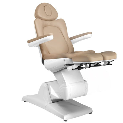 ActiveShop Elektrischer Kosmetikstuhl Azzurro 870S Pedi 3 Motoren Cappuccino