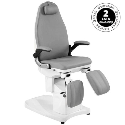 ActiveShop Elektrischer Fußpflegestuhl Azzurro 709A 3 Motoren grau