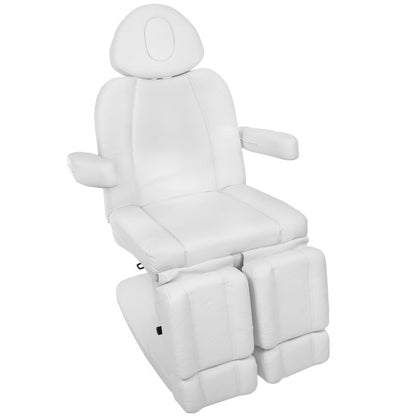 ActiveShop Elektrischer Kosmetikstuhl Azzurro 708AS Pedi 3 Motoren weiß