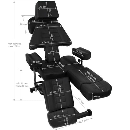 ActiveShop Tattoo-Stuhl Pro Ink 603B schwarz