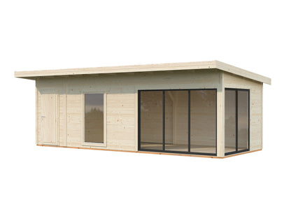 Palmako Andrea 21,1 m2 Slide - Grau tauchgrundiert