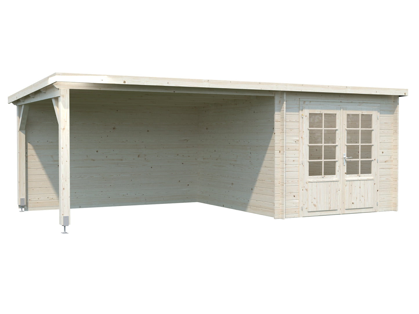 Palmako Ella 6,9+10,0 m2 - Transparent tauchgrundiert