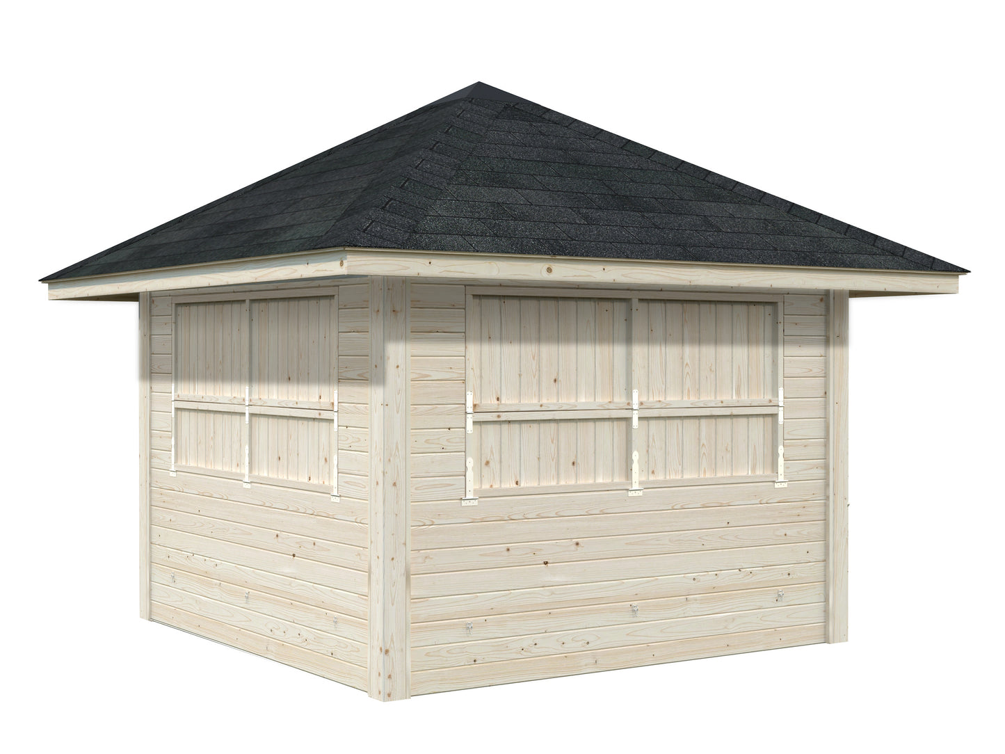Palmako Bianca 8,3 m2 Set 105 - Lackiert weiß RAL9016