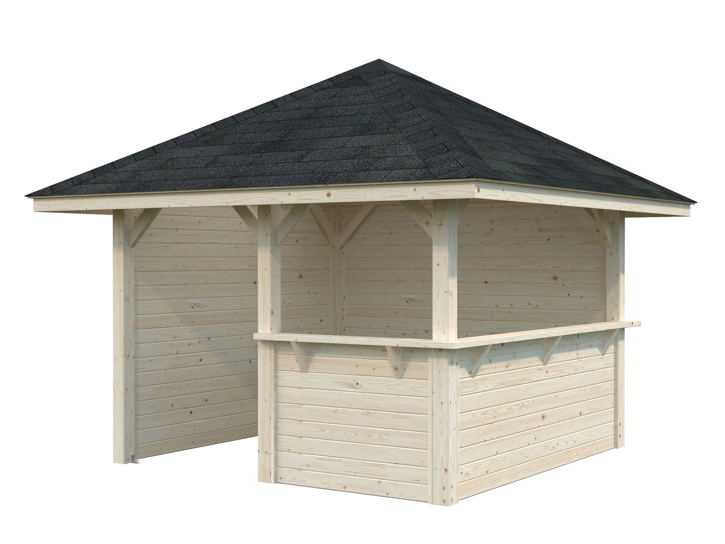 Palmako Bianca 8,3 m2 Set 103 - Grau tauchgrundiert