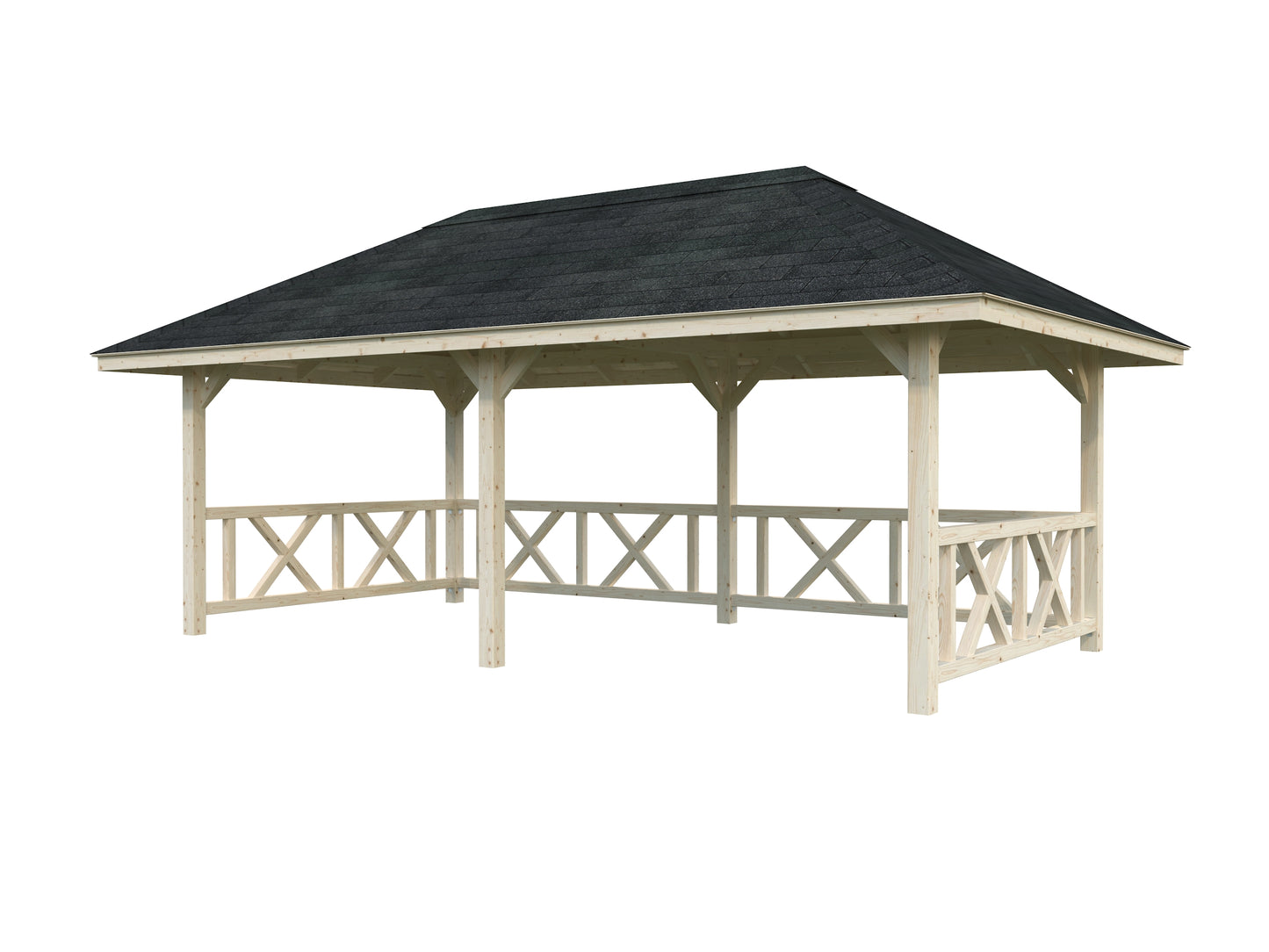 Palmako Bianca 16,6 m2 Set 107 - Grau tauchgrundiert