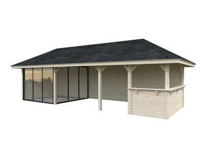 Palmako Bianca 24,9 m2 Set 215 Slide - Transparent tauchgrundiert