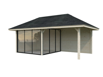 Palmako Bianca 16,6 m2 Set 505 Slide Plus - Transparent tauchgrundiert
