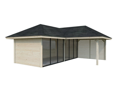 Palmako Bianca 24,9 m2 Set 513 Slide Plus - Transparent tauchgrundiert