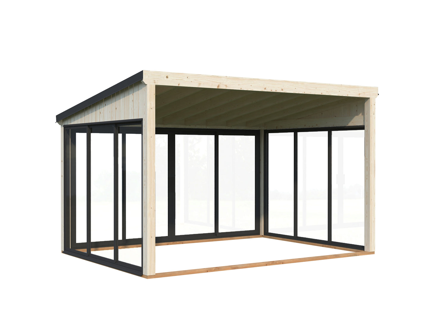 Palmako Lumi 11,6 m2 Slide Plus - Naturbelassen