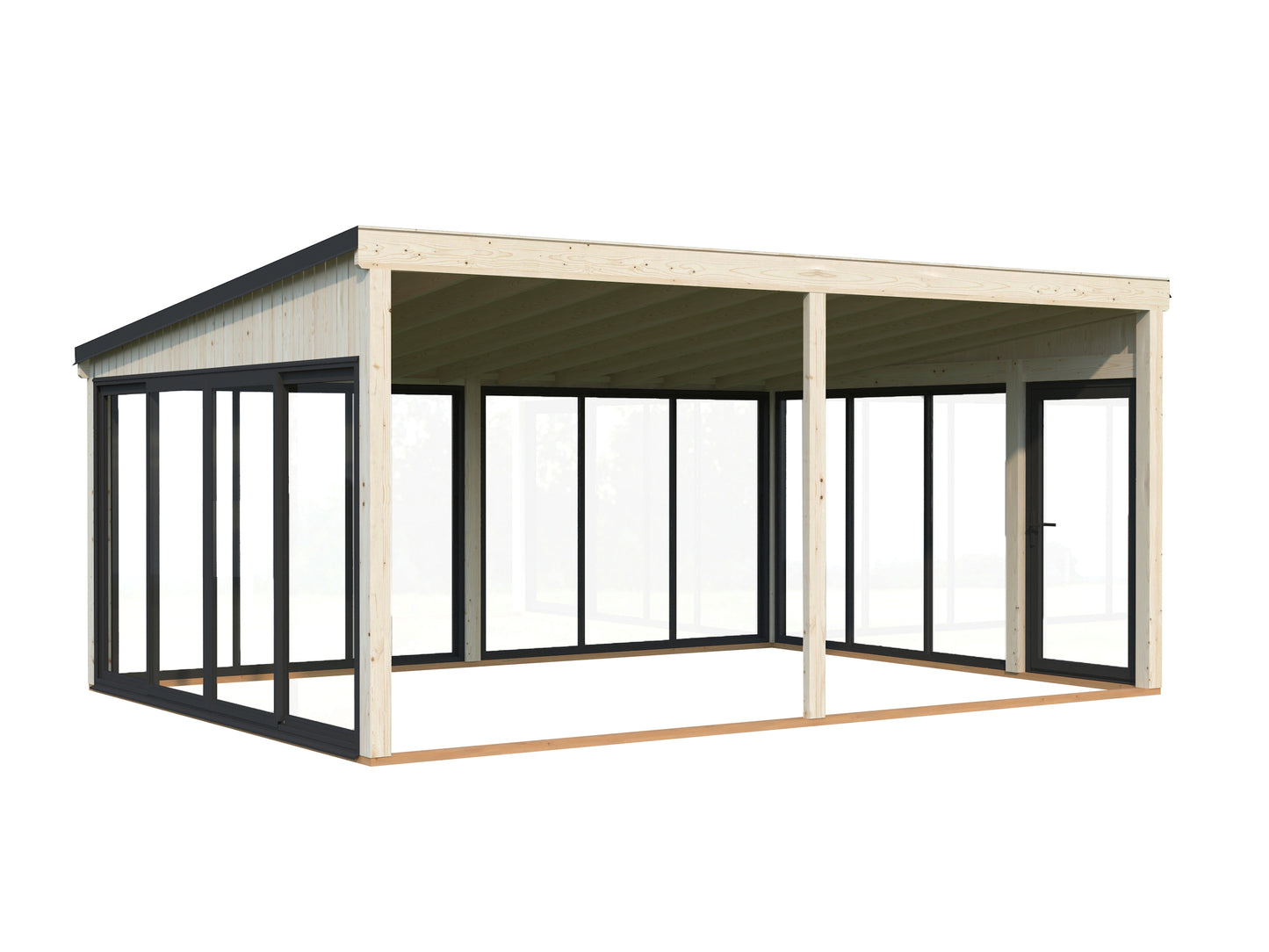 Palmako Lumi 23,3 m2 Slide Plus - Transparent tauchgrundiert