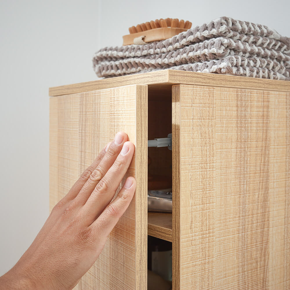 Home Deluxe Badmöbel Komplettset WANGEROOGE BIG L - Holz