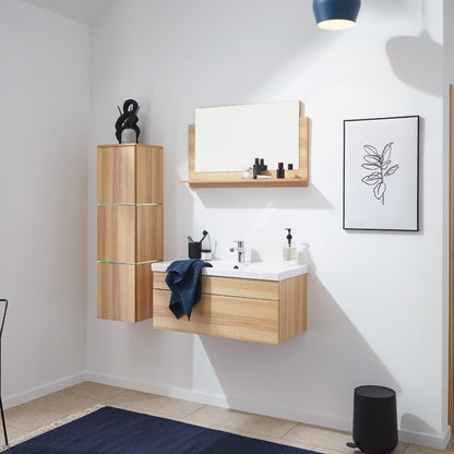 Home Deluxe Badmöbel Komplettset WANGEROOGE BIG L - Holz