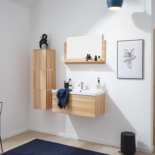 Home Deluxe Badmöbel Komplettset WANGEROOGE BIG L - Holz