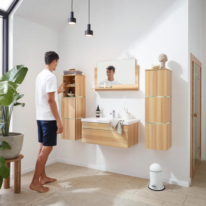 Home Deluxe Badmöbel Komplettset WANGEROOGE BIG XL - Holz