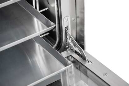 KBS Gastrotechnik Heißluftofen Euronorm 6,4 kW mit manueller Beschwadung und digitaler Zeitanzeige