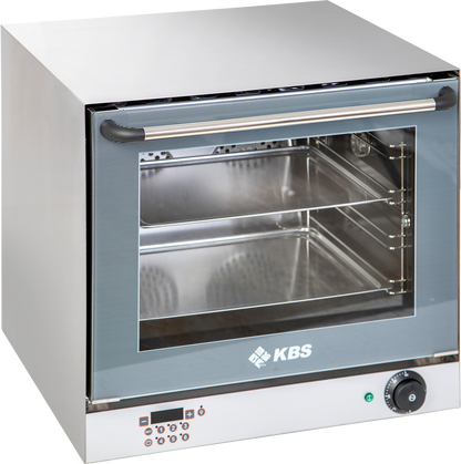 KBS Gastrotechnik Heißluftofen 2,7 kW für 4 Bleche/Roste 430x320mm und digitaler Zeitanzeige