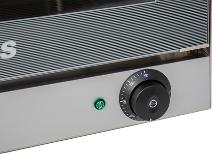 KBS Gastrotechnik Heißluftofen 2,7 kW für 4 Bleche/Roste 430x320mm und digitaler Zeitanzeige