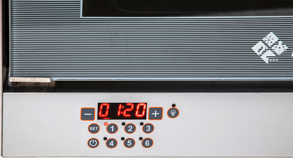 KBS Gastrotechnik Heißluftofen 2,7 kW für 4 Bleche/Roste 430x320mm und digitaler Zeitanzeige