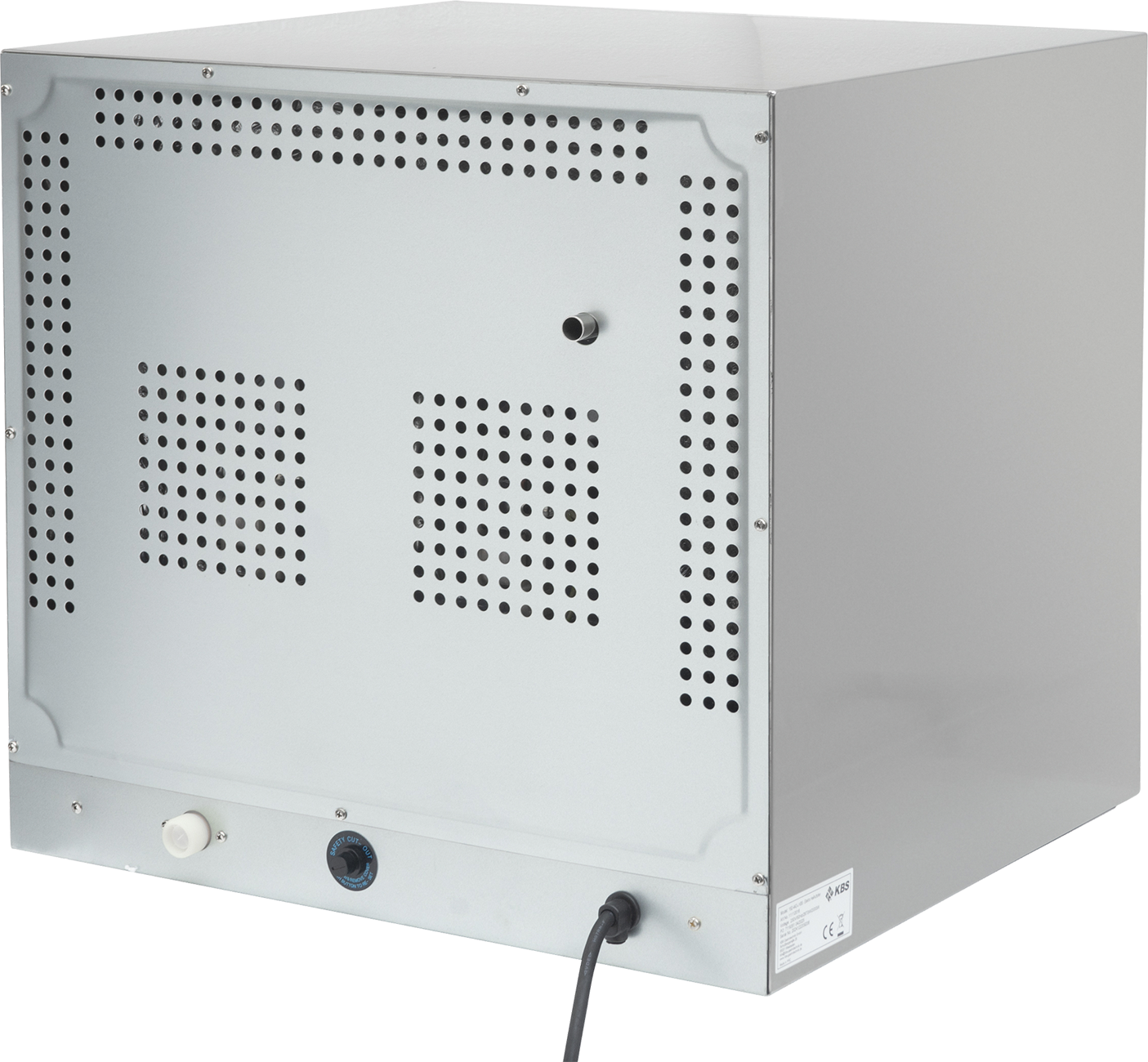 KBS Gastrotechnik Heißluftofen Premium 2,7 kW manuelle Beschwadung Grillfunktion digitale Anzeige