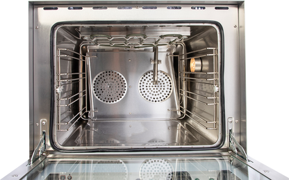 KBS Gastrotechnik Heißluftofen Premium 2,7 kW manuelle Beschwadung Grillfunktion digitale Anzeige
