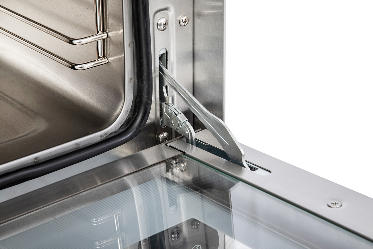 KBS Gastrotechnik Heißluftofen Premium 2,7 kW manuelle Beschwadung Grillfunktion digitale Anzeige