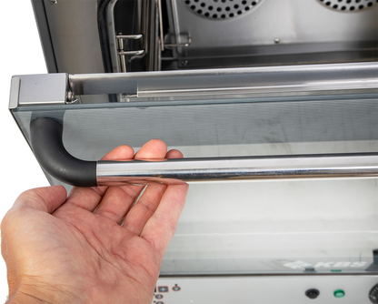 KBS Gastrotechnik Heißluftofen Premium 2,7 kW manuelle Beschwadung Grillfunktion digitale Anzeige