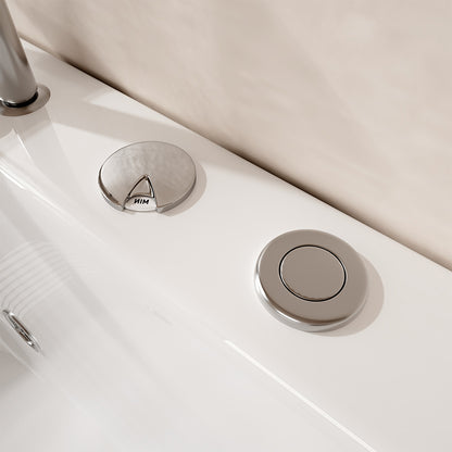 Home Deluxe Whirlpool Badewanne NOOR 173 x 80 cm