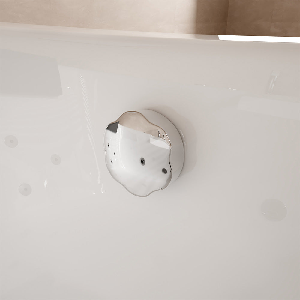 Home Deluxe Whirlpool Badewanne NOOR 173 x 80 cm
