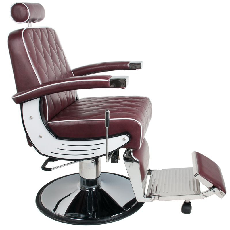 ActiveShop Gabbiano Barbersessel Imperial burgunderrot