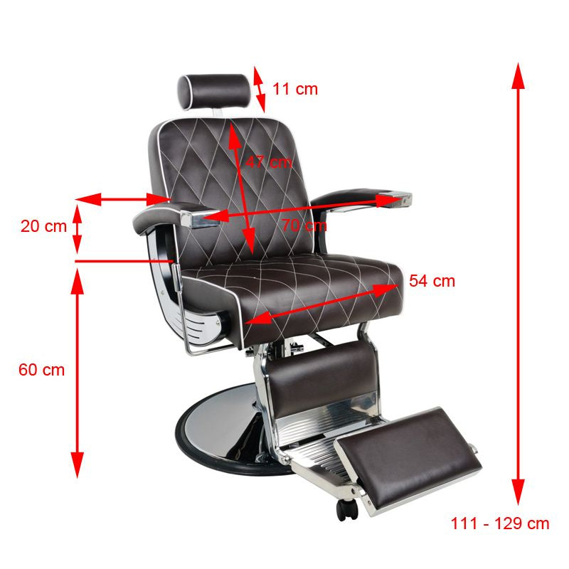 ActiveShop Gabbiano Barbersessel Imperial braun