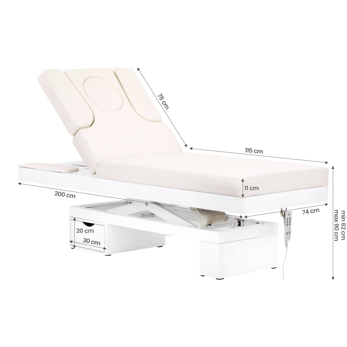 ActiveShop Kosmetikliege Azzurro 815B leuchtend weiß