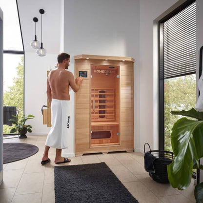 Home Deluxe Infrarotkabine REDSUN M - 120 x 105 cm für 2 Personen