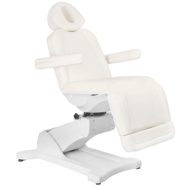 ActiveShop Elektrischer Kosmetikstuhl Azzurro 869A drehbar 4 Motoren weiß