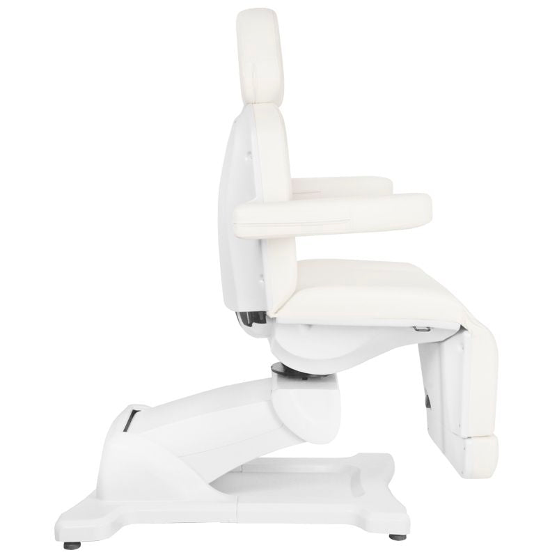 ActiveShop Elektrischer Kosmetikstuhl Azzurro 869AS Pediküre drehbar 5 Motoren weiß