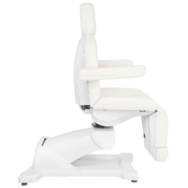 ActiveShop Elektrischer Kosmetikstuhl Azzurro 869AS Pediküre drehbar 5 Motoren weiß