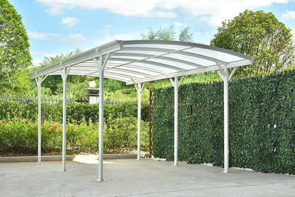 Home Deluxe Design Carport FALO - 505 x 300 cm Weiß