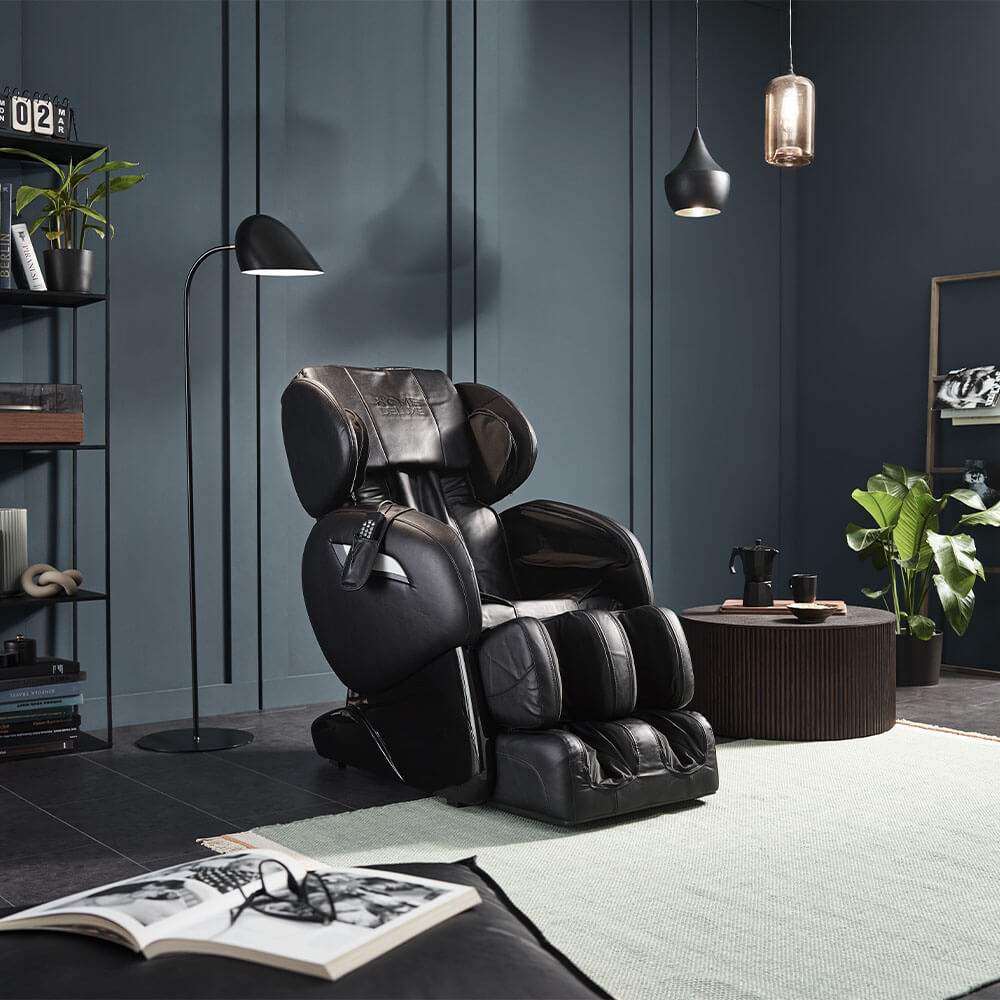 Home Deluxe Massagesessel mit Heizfunktion SUENO - Schwarz