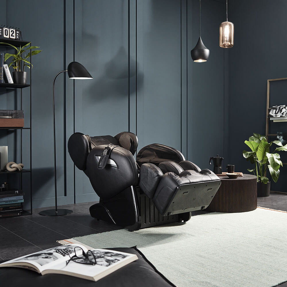 Home Deluxe Massagesessel mit Heizfunktion SUENO - Schwarz