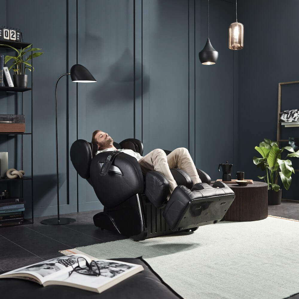 Home Deluxe Massagesessel mit Heizfunktion SUENO - Schwarz