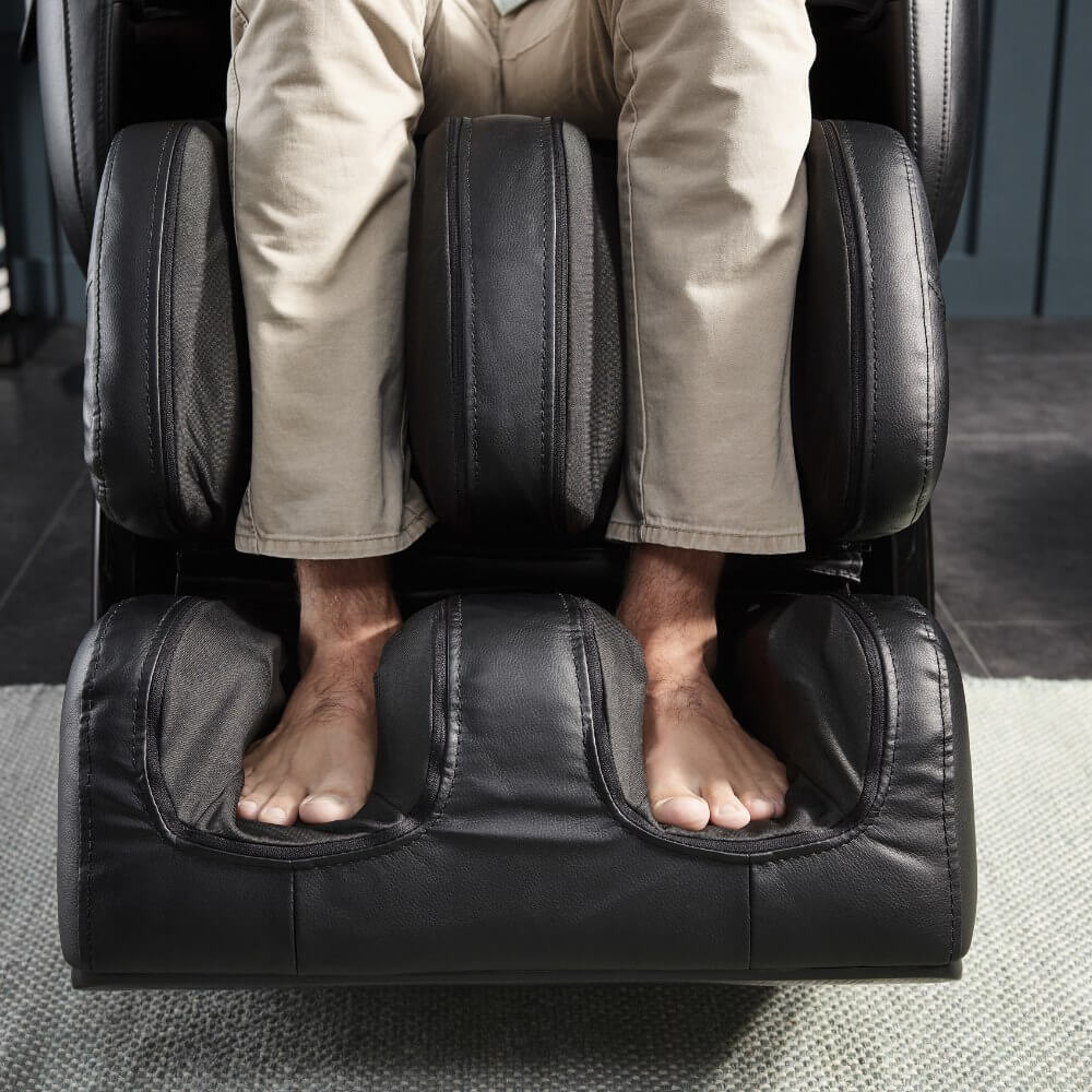 Home Deluxe Massagesessel mit Heizfunktion SUENO - Schwarz