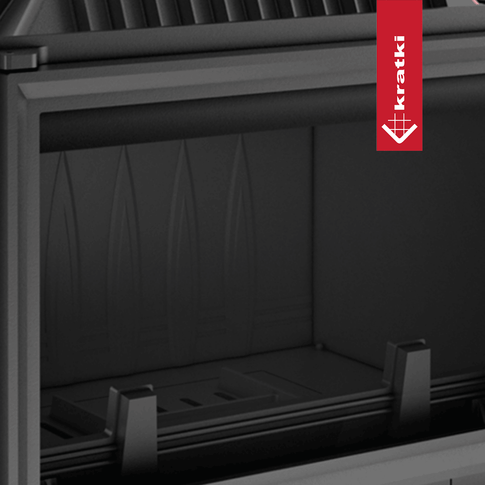 Kratki Kamineinsatz Gusseisen KRATKI MAJA 8 kW Ø 200